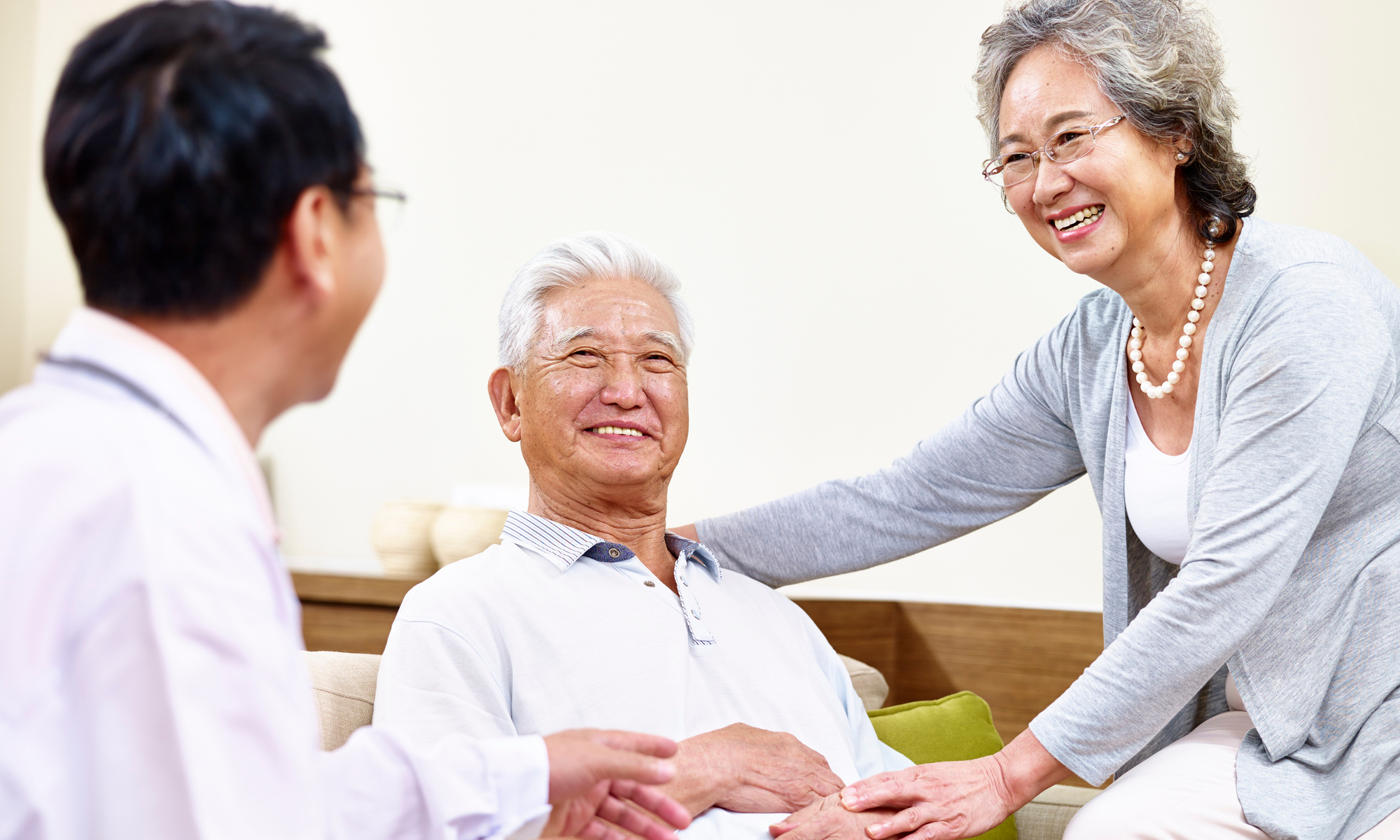 Senior Asian couple